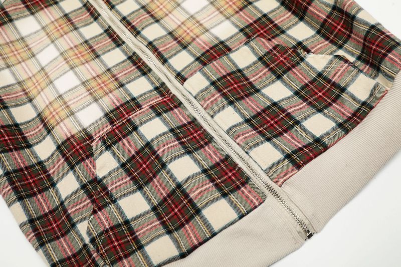 Eon Modish 25 Autumn New American Fashion High Street Plaid Design Jacket Coat_voghion.com