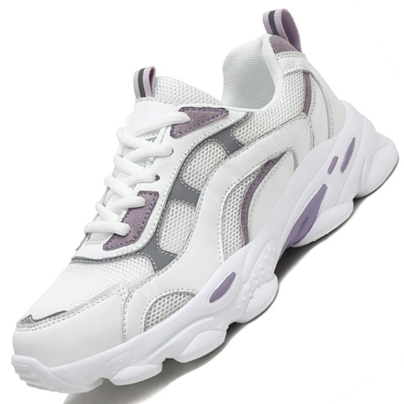 Zapatillas de running para mujer con aumento de altura, transpirables, para parejas, deportivas de baloncesto_voghion.com