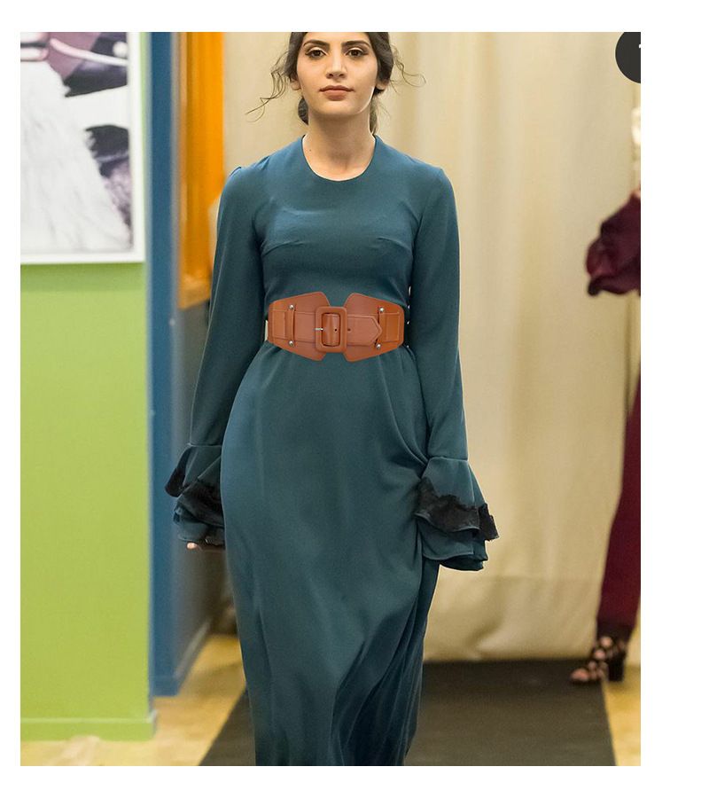 Fibbia da donna, versatile abito decorativo, cappotto, elastico in vita, elastico in vita da donna_voghion.com