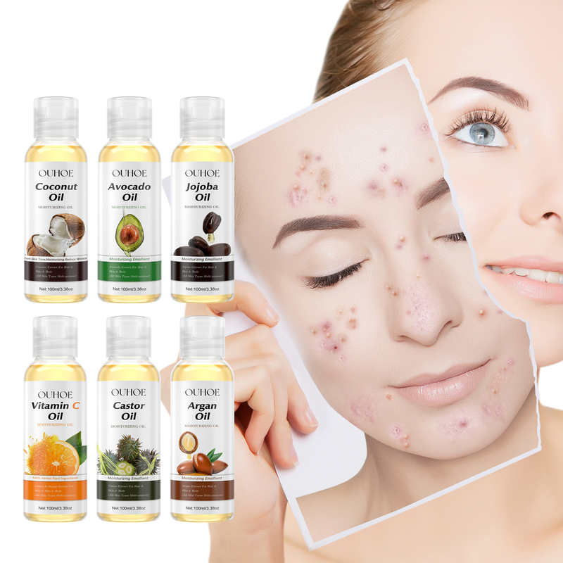 OUHOE Olio Essenziale Riparatore Sei in Uno Idrata profondamente il viso, rassoda, schiarisce le linee sottili, illumina la pelle e_voghion.com