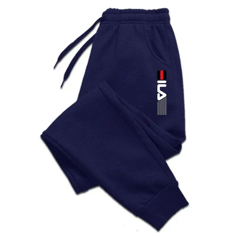 2024 Men Spring Autumn Casual Fleece Drawstring Runners Running Pants Gymnastics Fiess Sports PantsWorkout Streetwear_voghion.com