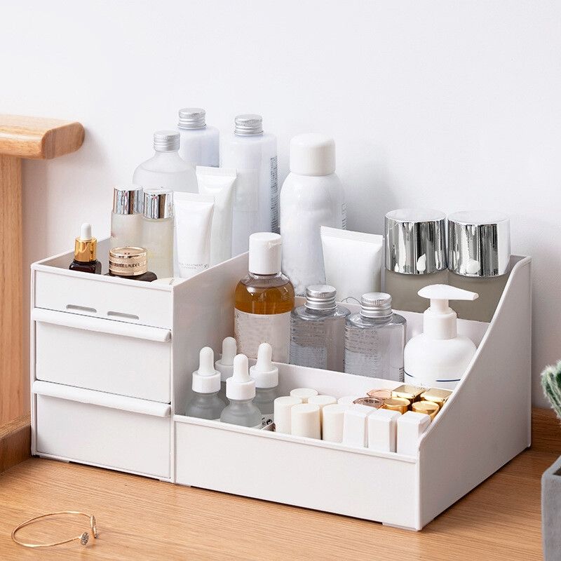 RYYD Mirror Cosmetic Box - Square Drawer|Jewelry & Makeup Organizer_voghion.com
