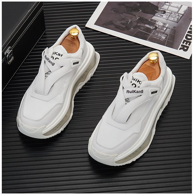 Män S Skor Canvas Daddy Sommarstil Andas Trendig Tjock sula Höjd Ökande Skor Full Palm Luftkudde Sport Casual_voghion.com