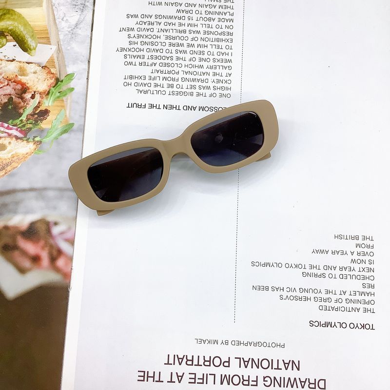 Kinder süße Vintage mattierte Rechteck UV400 Outdoor Mädchen Jungen süßer Schutz klassische Kindersonnenbrille_voghion.com
