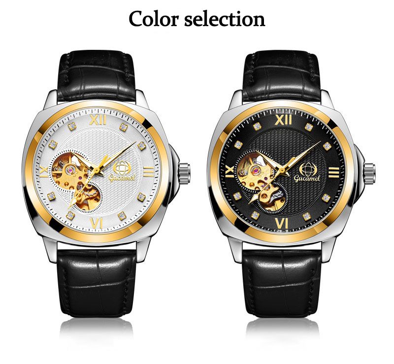 UTHAI M13 Fashionable Men Watch With Diamond Studded Luminous Automatic Mechanical Watch, Business Clock Gift,watches For Man_voghion.com