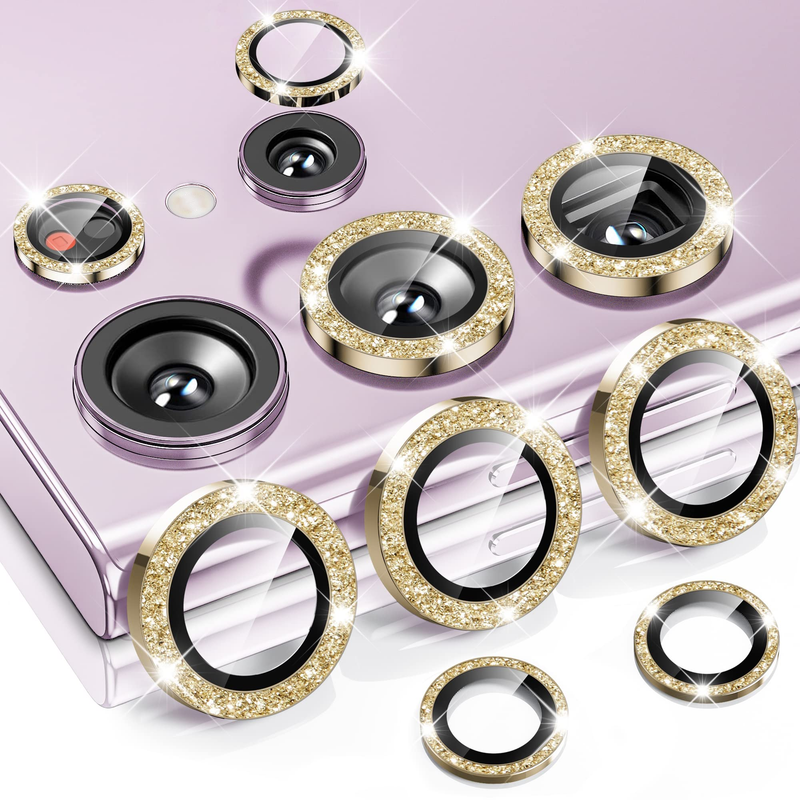 1 Stück Kameraobjektivschutzglas für Samsung Galaxy S23 Ultra Plus S23 Full Cover Lens Metallschutzring für Kamerafilm_voghion.com