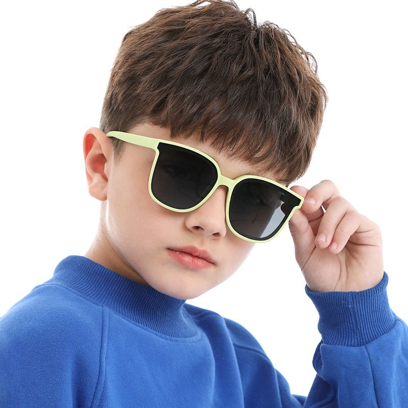 Polarisierende Kindersonnenbrille, quadratische Sonnenbrille für die Grundschule, Sonnenschirme 7-008_voghion.com