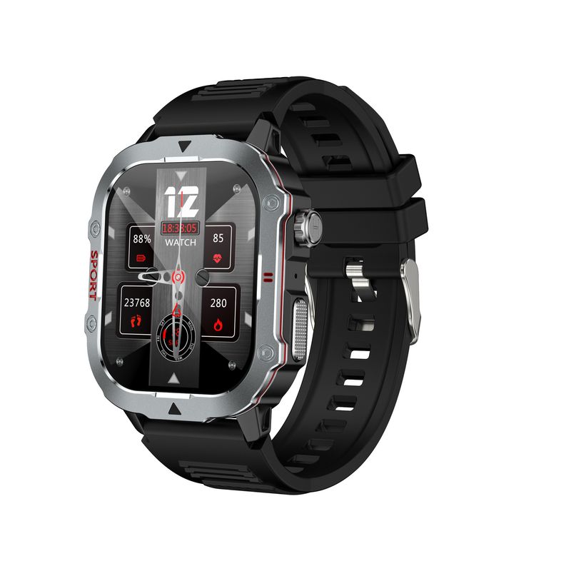 Cross-border Smart Men's Heart Rate Sports Outdoor Three-Proof Watch Bluetooth HD Call Information Reminder Health_voghion.com