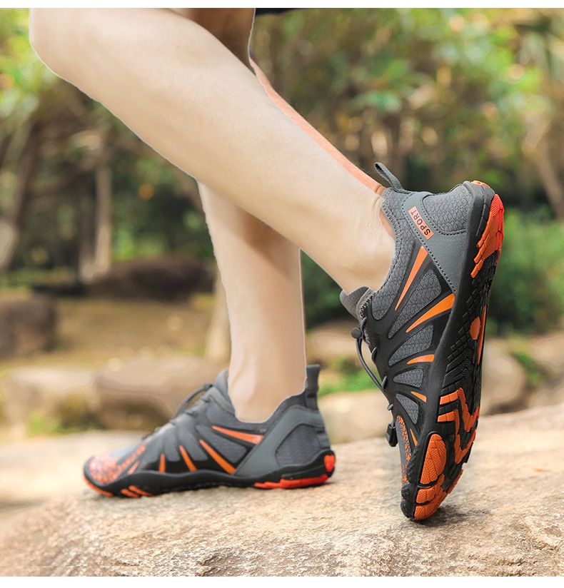 Scarpe da acqua unisex ad asciugatura rapida per trail running ed escursionismo - Suola in gomma antiscivolo con tomaia in mesh traspirante | Intersuola in EVA leggera_voghion.com