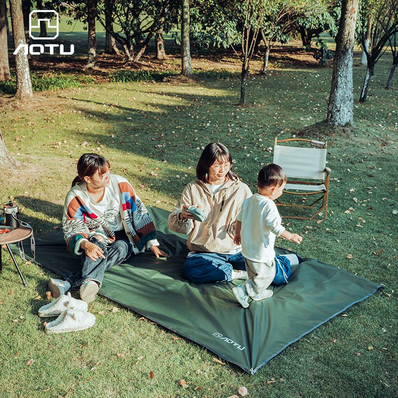 Picknick Multifunctionele Grond Oxford Doek Camping Strand Buiten Eetmat Zonnescherm Luifel AT6220_voghion.com