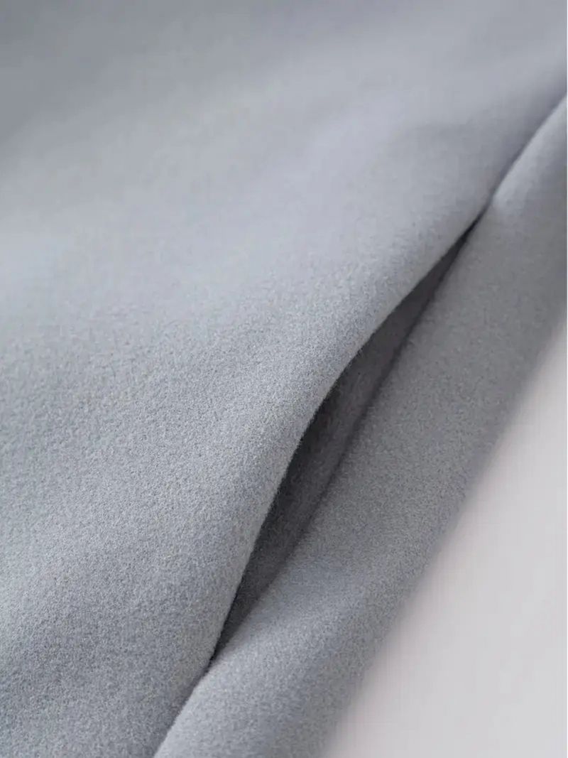 Men's Clothing US Size Large Size Foreign Trade Hot Selling Mid Length Solid Color Single Breasted Trench Coat Casual Style Jacket Coat_voghion.com
