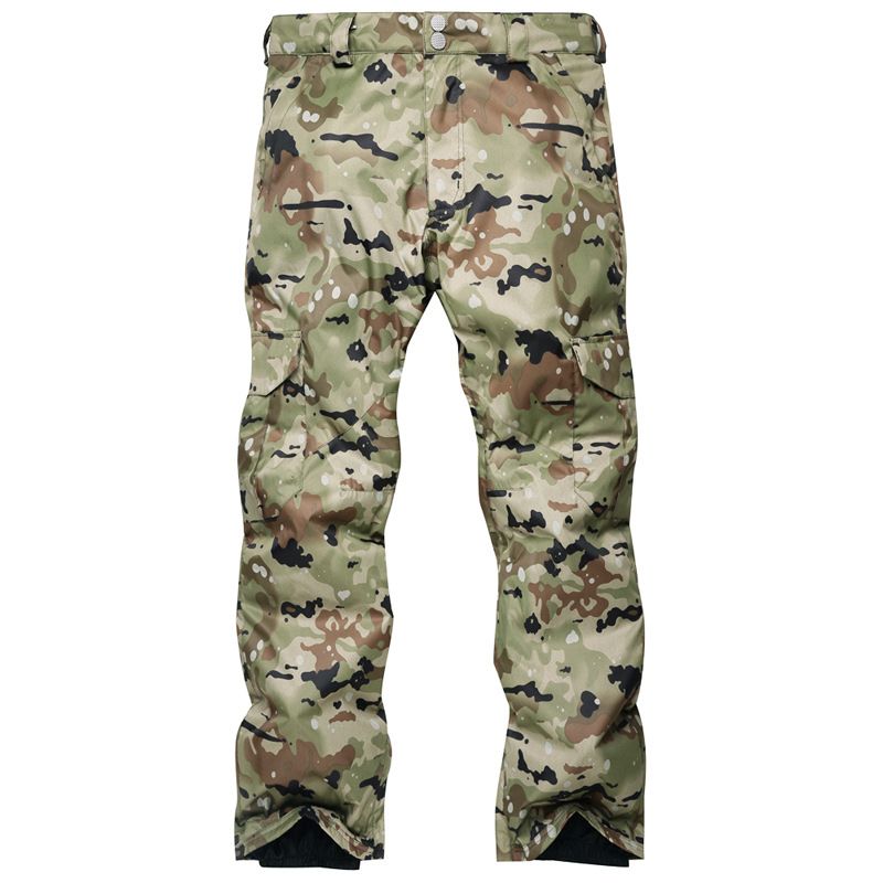 Men's Snowboard Warm Thickened Loose Fit Ski Pants_voghion.com