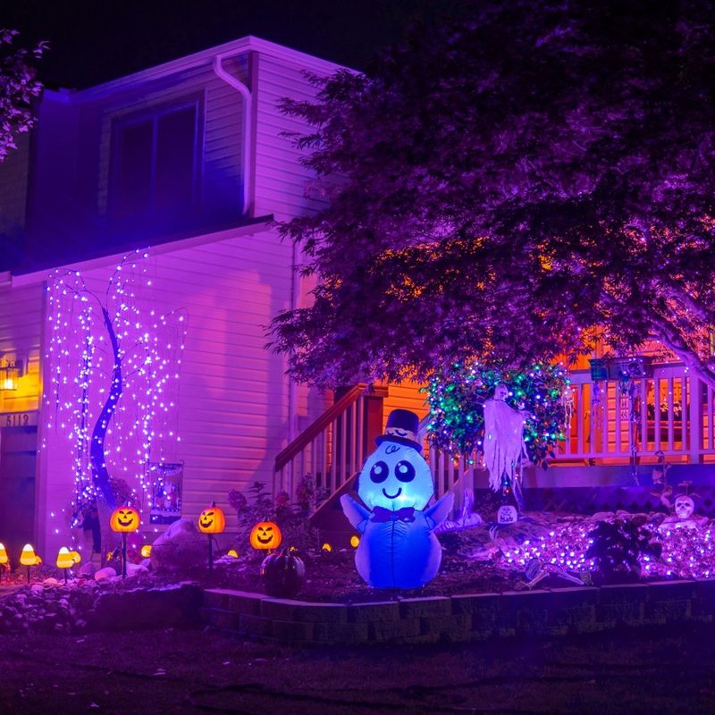 Halloween 66FT String Dration String Lights Lights 8 Mini Indoor Halloween 200 In Fairy Lighting For Lights Plug With LED Modes_voghion.com