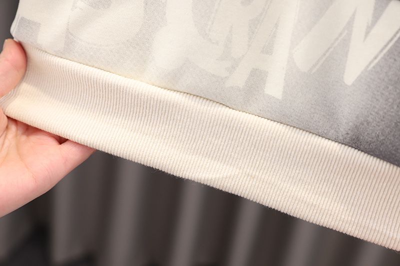 Abbigliamento per bambini 2025 Primavera Autunno Nuova collezione 0-5 anni Ragazzi Ragazze Lter Pock Felpe con cappuccio e pantaloni 2 pezzi_voghion.com