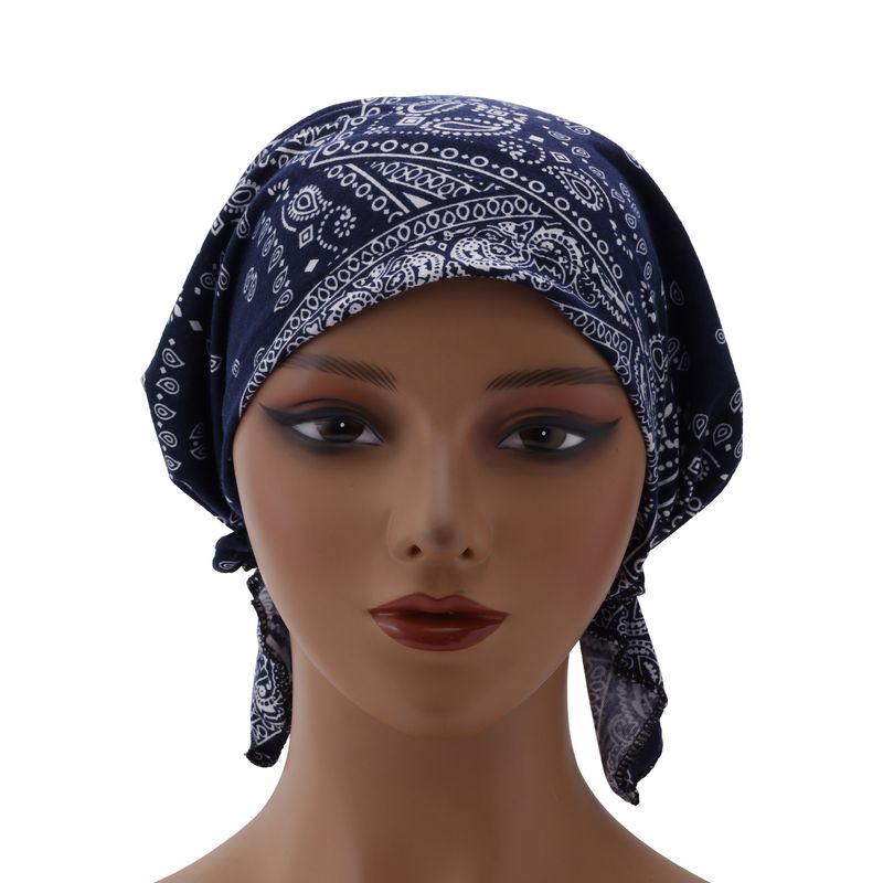 Elastic Cotton Turban Hat – Thin Single-Layer Pullover For Bald Head & Hair Protection_voghion.com