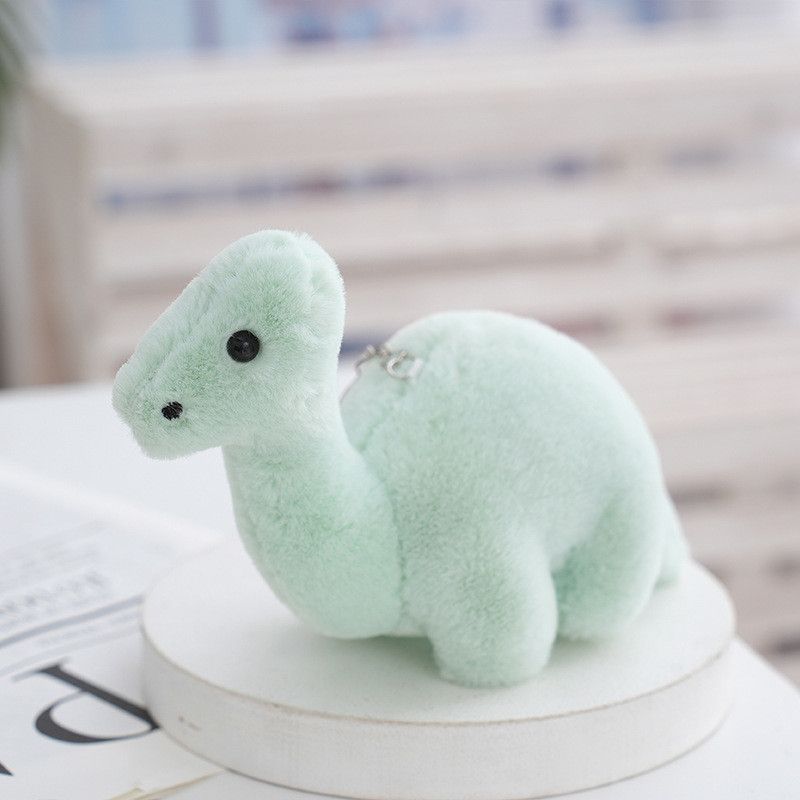 Adorable Dinosaur 2024 Plush Keychain Cute Pp Cotton Bag Decoration Chain Car_voghion.com