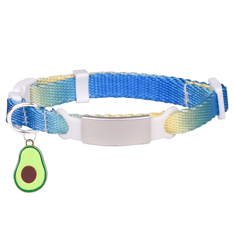 Collare anti-smarrimento per gatti, collare in fettuccia per animali domestici, collare regolabile per cani di piccola taglia_voghion.com
