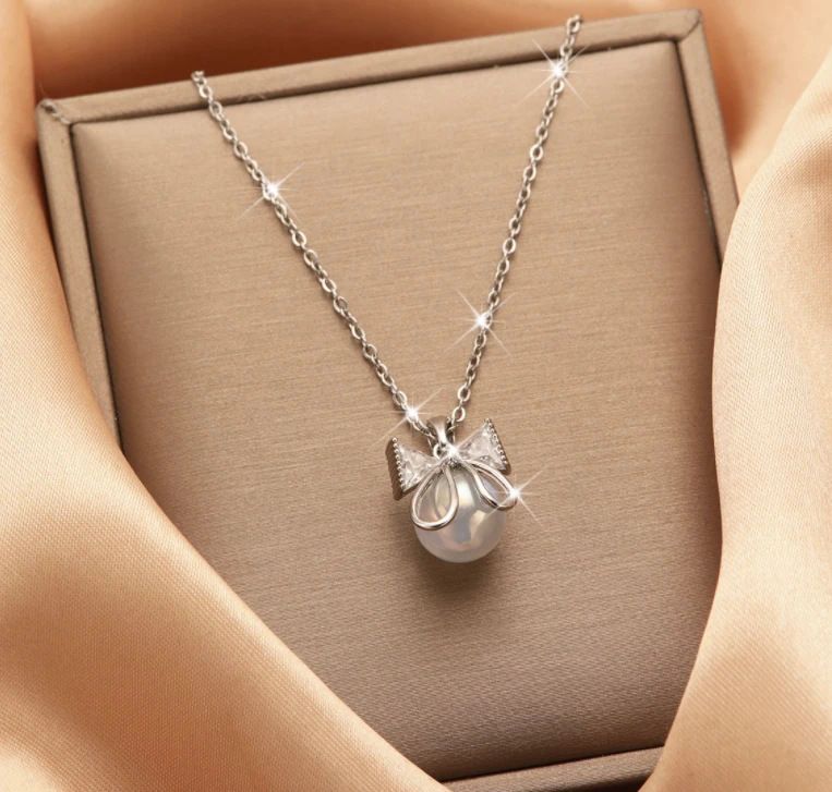 Japanese Korean Style Titanium Steel Necklace For Women, Versatile Niche Design, High-end And Light Luxury, Collarbone_voghion.com
