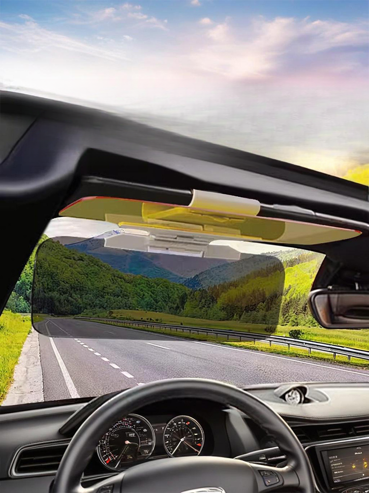Car Vision Goddelijk Wapen, Sterrenzonnescherm, Anti-reflectiespiegel, Dubbele bestuurdersbril, Dag en nacht_voghion.com