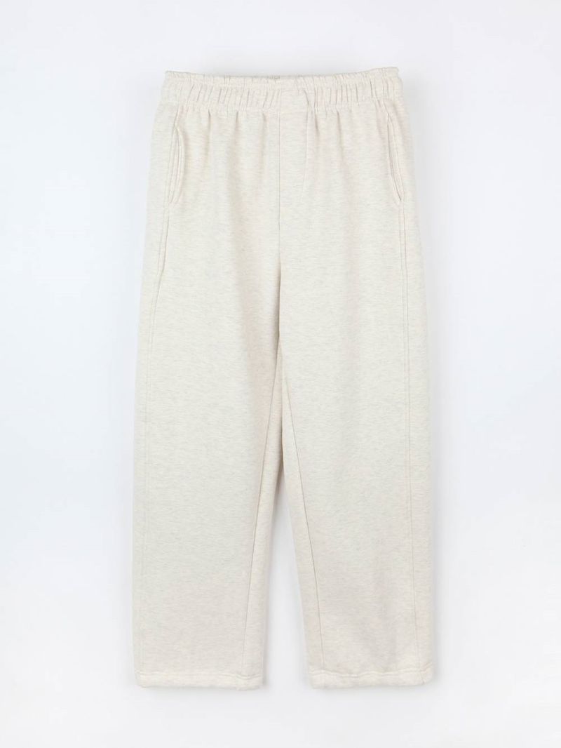 Conjunto informal de sudadera y jogger de polar estilo coreano para mujer: dos piezas de algodón suave para ropa de calle y estar en casa (S-XXL, varios colores)_voghion.com