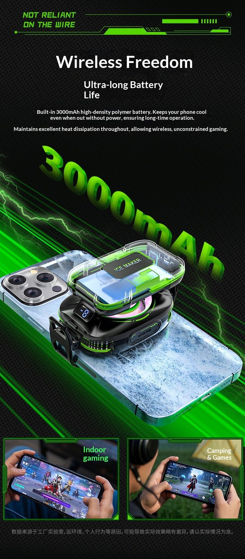 Digitex 2025 New Model JS86 Magnetic Back Clip Cooler Phone Freezing Silent Live Streaming Dedicated_voghion.com