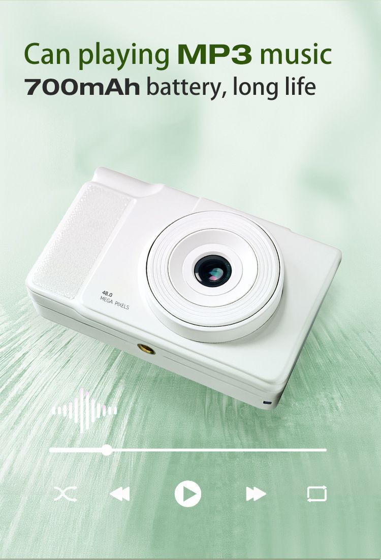 New H13 Student Digital Camera Selfie Video Transfer To Phone 2.8inch Flip Screen Portable_voghion.com