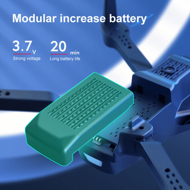 4DRC V13 Mini RC Drone 6K HD Dual Camera WiFi FPV Foldable Quadcopter +2 Battery, Beginners Toys Gifts_voghion.com