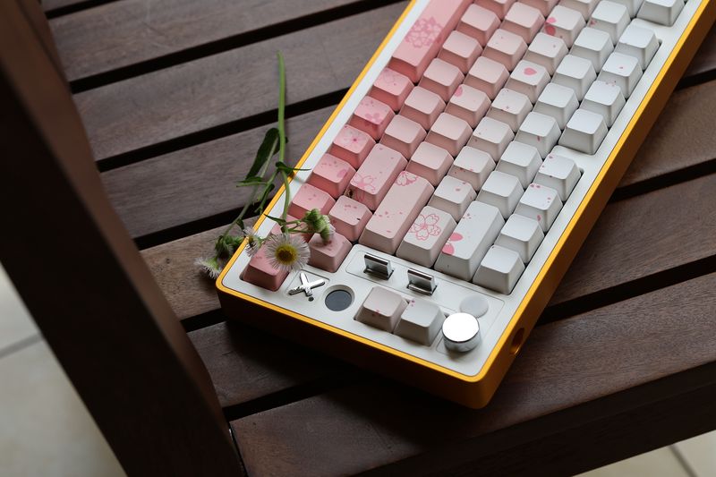 Jkdk Pink Transparent 87 104 Key Cap_voghion.com