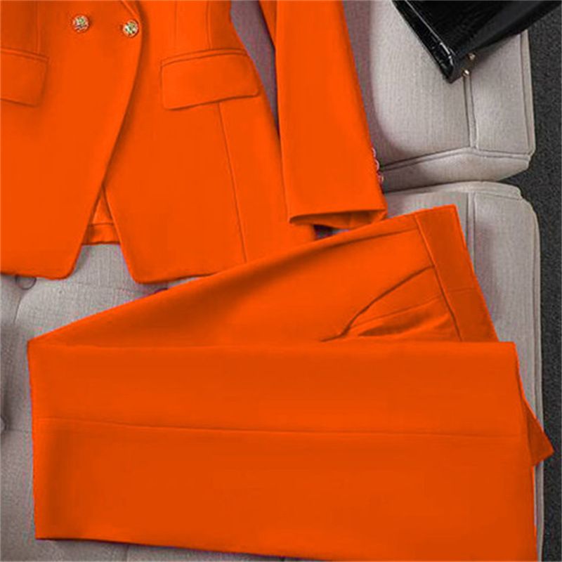 Women's Clothing Spring Red Suit Jacket Women's New Professional Temperament Commuter Small Fashion Suit Set_voghion.com