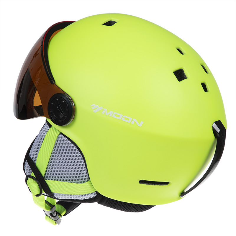 Capacete de neve profissional de proteção para homens e mulheres Moon Snowboard Safety Integrated_voghion.com