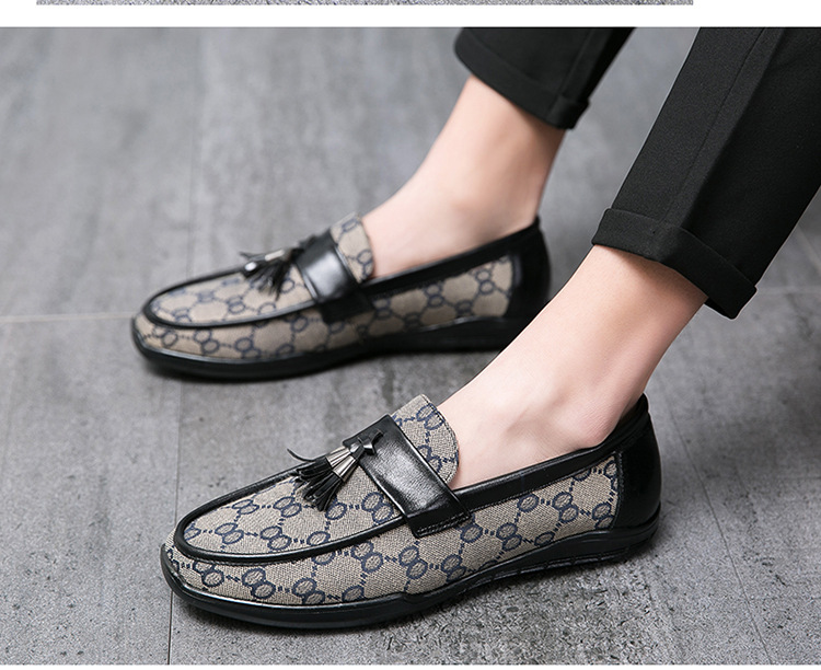 Außenhandel Beanie Schuhe Herren Sommer Social Influencer Slip On Lazy Trendy Casual Leder Korean Personalisiert_voghion.com