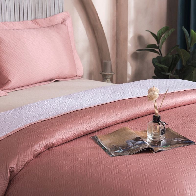 Copriletto in cotone di alta qualità, 100 pezzi, set da tre pezzi, trapuntato in cotone a fibra lunga, lenzuolo trapuntato in puro cotone, trapuntato da 1,8 m._voghion.com