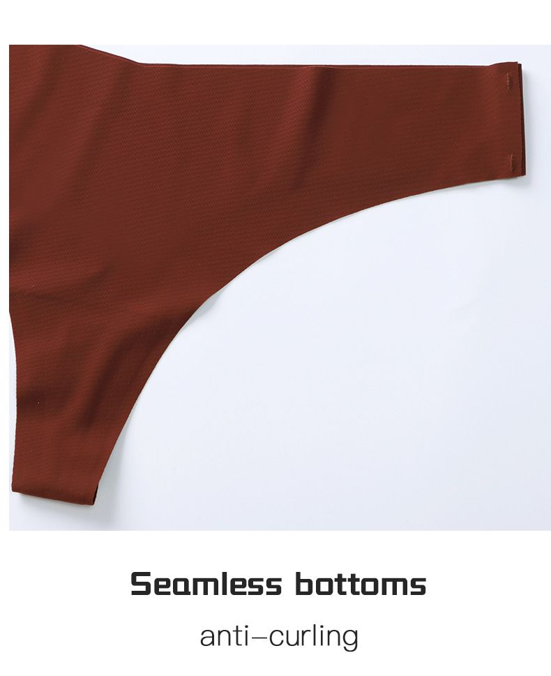 Women's Intimates Ice Silk Underwear For Women Full Cotton Crotch Low Waist Sexy Skin Friendly Solid Color Large Size Briefs_voghion.com
