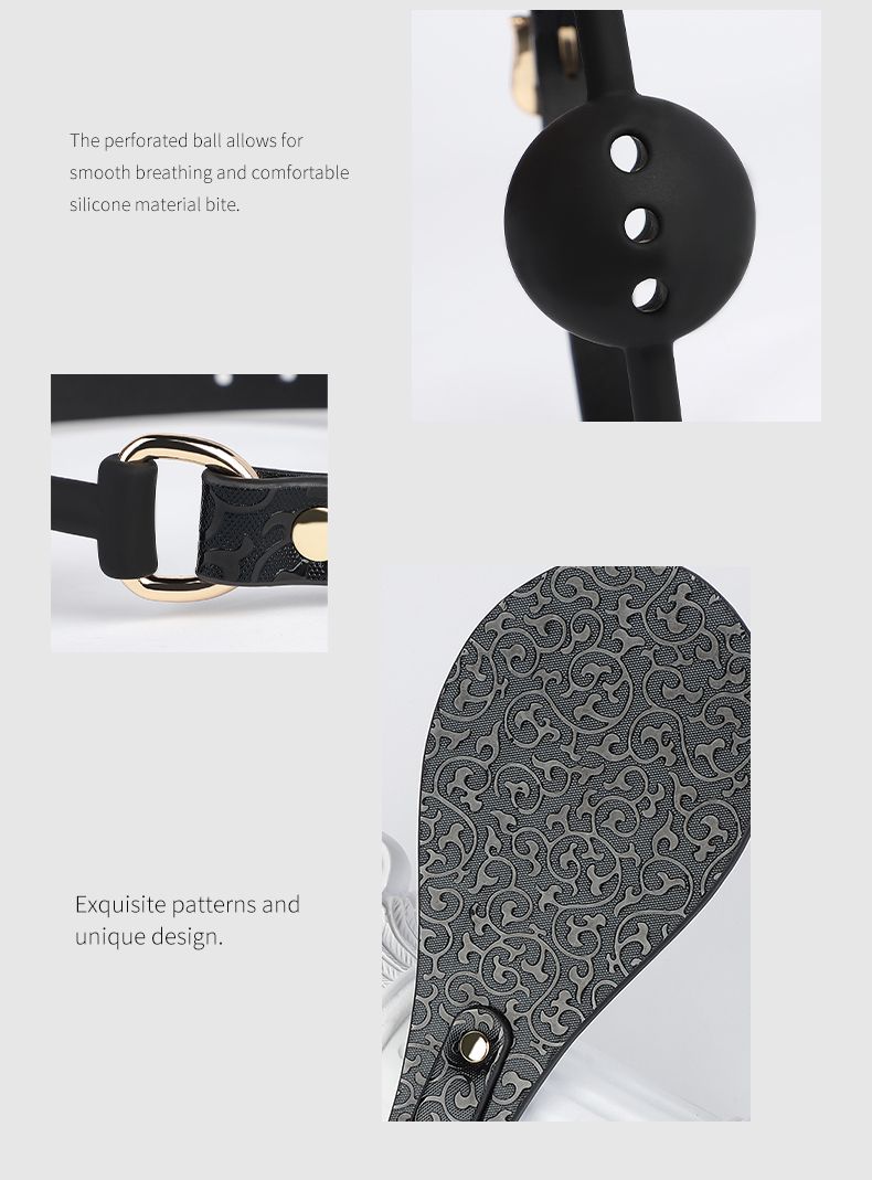 BLACKWOLF BDSM Sets Bondage Leather Set For Restraint Fetish Handcuffs Collar Gag Whip Erotic Accessories Couples Adult_voghion.com