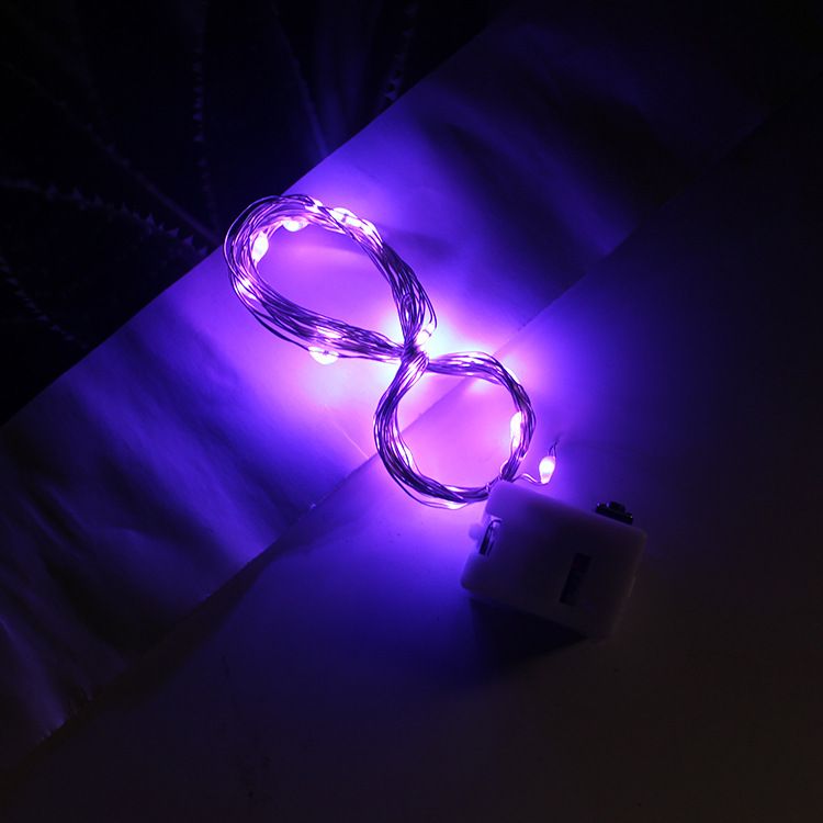 LED Flashing Cross-Border Copper Wire Small Colorful Gift Box Light Strip Decorative Star String Lights Wholesale_voghion.com