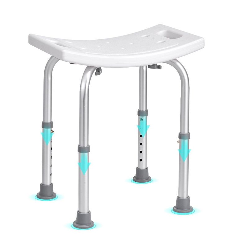 Con per doccia regolabile o altezza doccia sedile maniglie sedia doccia vasca da bagno integrata panca sgabello antiscivolo doccia interna_voghion.com
