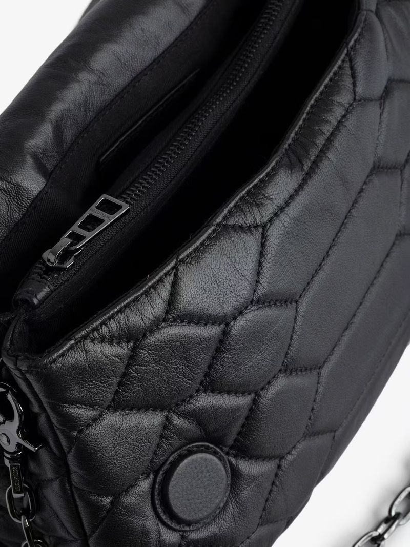 Borsa a tracolla in PU nera, nuova moda 2025, design di lusso, casual, da donna_voghion.com