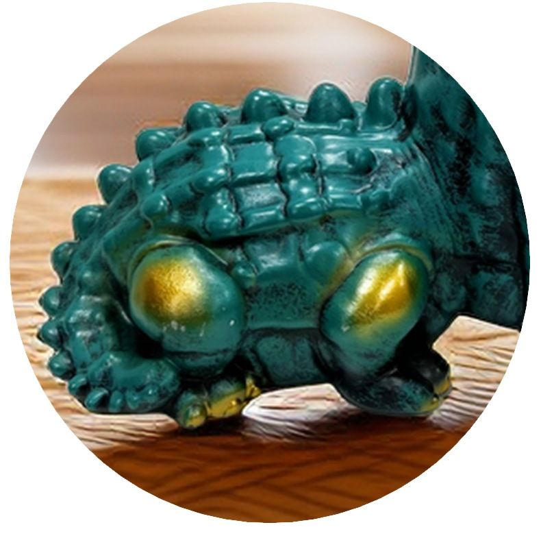 Nordic Entryway Cabinet Ornament Crocodile Animal Craft Personalized Key Candy Storage Living Room Decoration_voghion.com