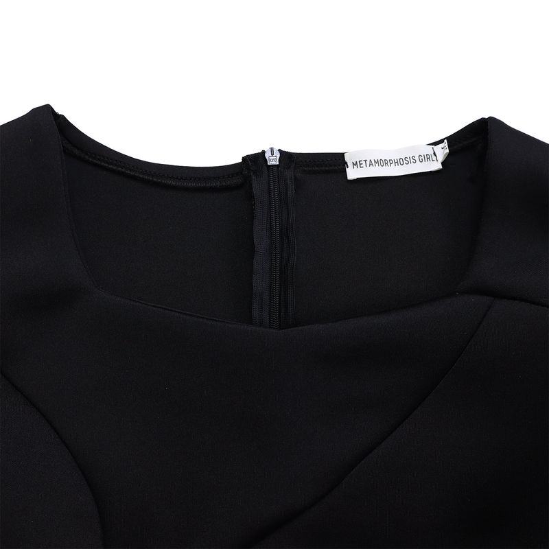 Women's Clothing fashion temperament elegant ruffled solid color hip wrapped _voghion.com