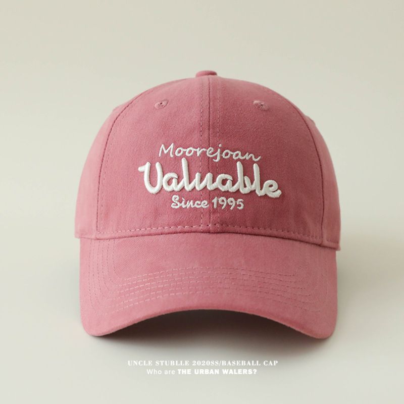 Nuovi cappelli da baseball per uomo e donna, marchio alla moda, originale, con lettera ricamata, berretto a becco d'anatra morbido in stile coreano, versatile per far sembrare il tuo viso piccolo._voghion.com