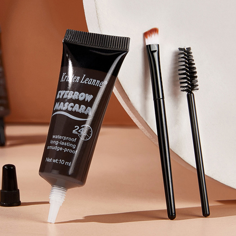 Gel per sopracciglia nero 4 colori marrone, duraturo, impermeabile, ad asciugatura rapida, crema tinta per sopracciglia, liquido per trucco liscio_voghion.com