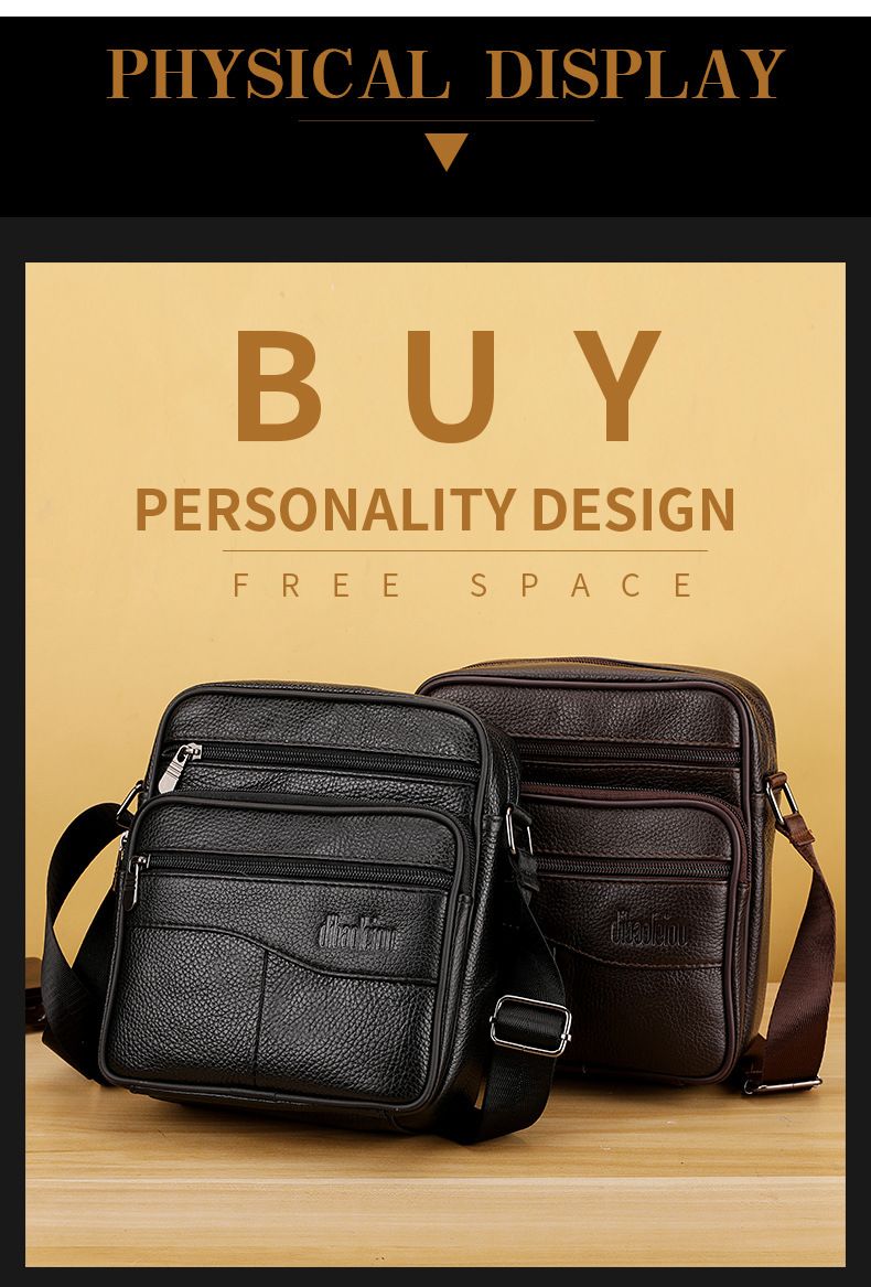 2024 Men's temperament business bag, large capacity cowhide bag, genuine leather shoulder bag, men's vertical men's bag, high-end crossbody bag_voghion.com