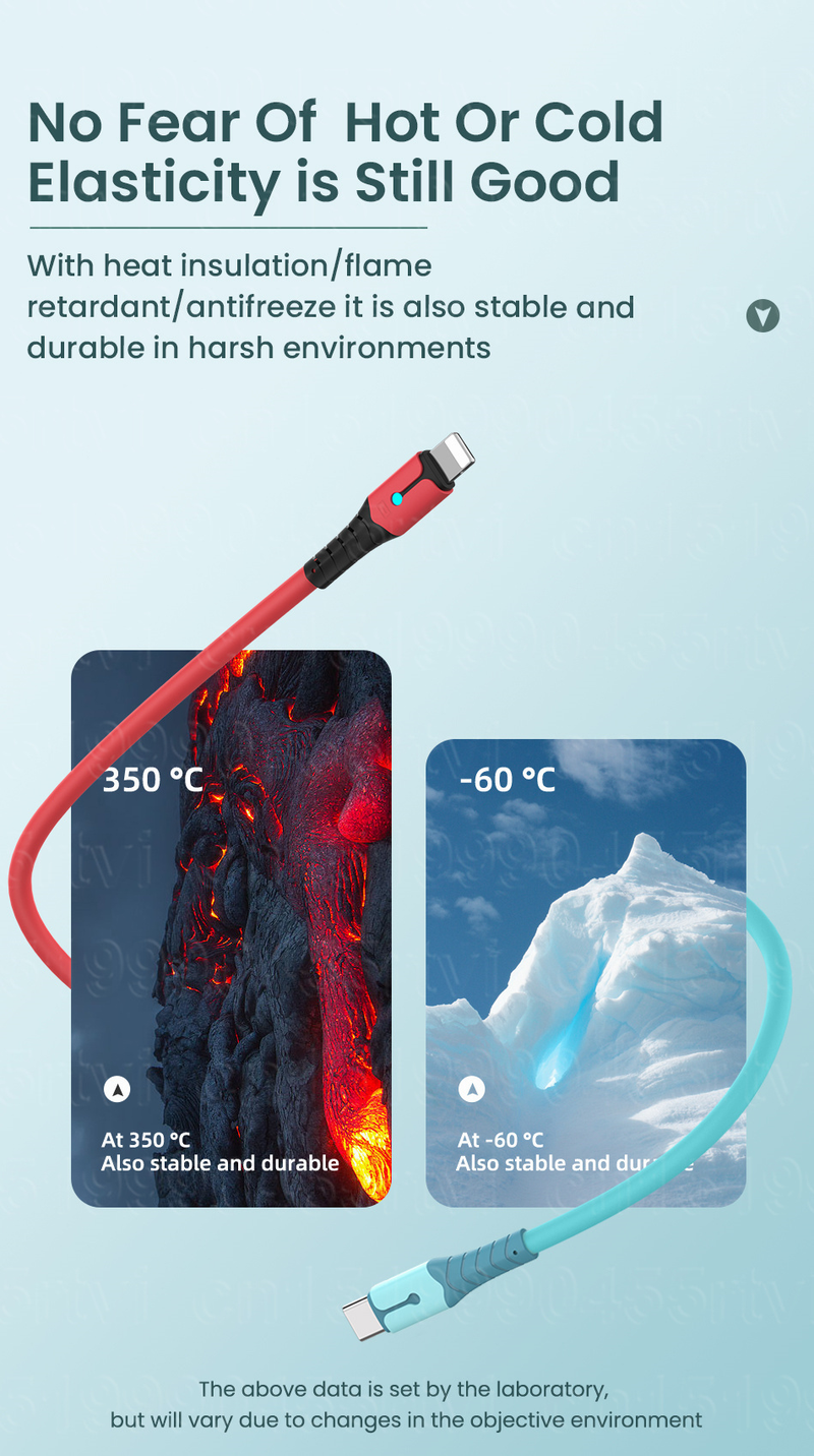 PD 20W fast charging USB C cable for iPhone Type C to 8-pin data cable for phone charger cable for iPhone 14 1_voghion.com