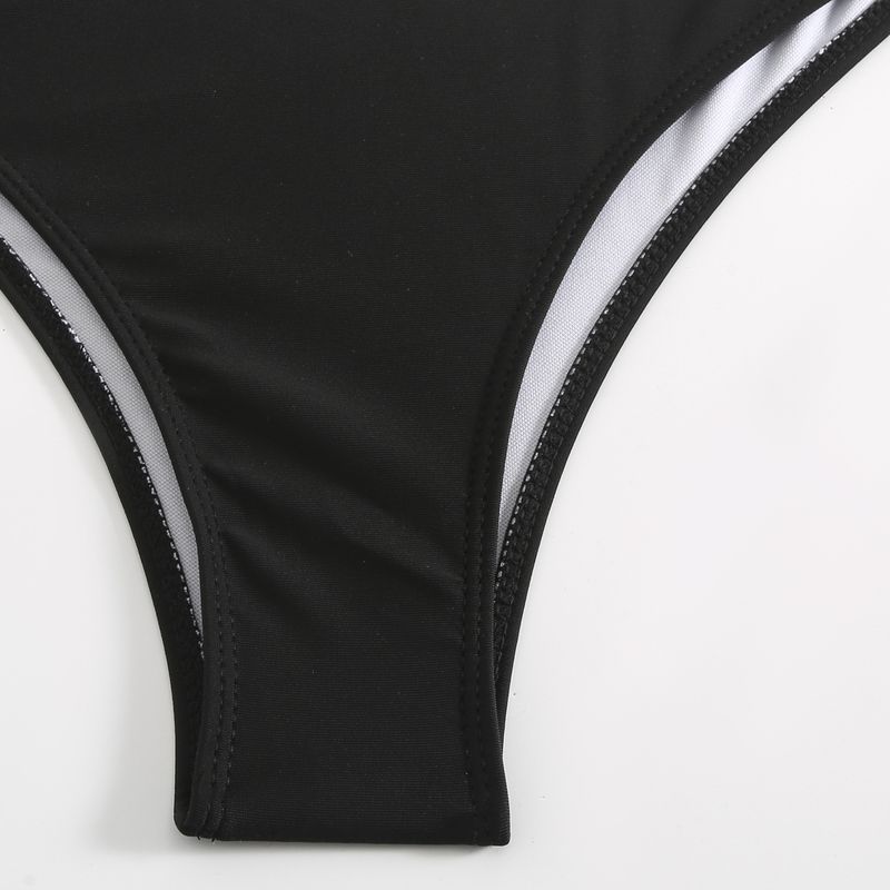 Damkläder Färgmatchning Sexig Ny Rosa Tredelad Mesh Lång Kjol Baddräkt Bikini_voghion.com