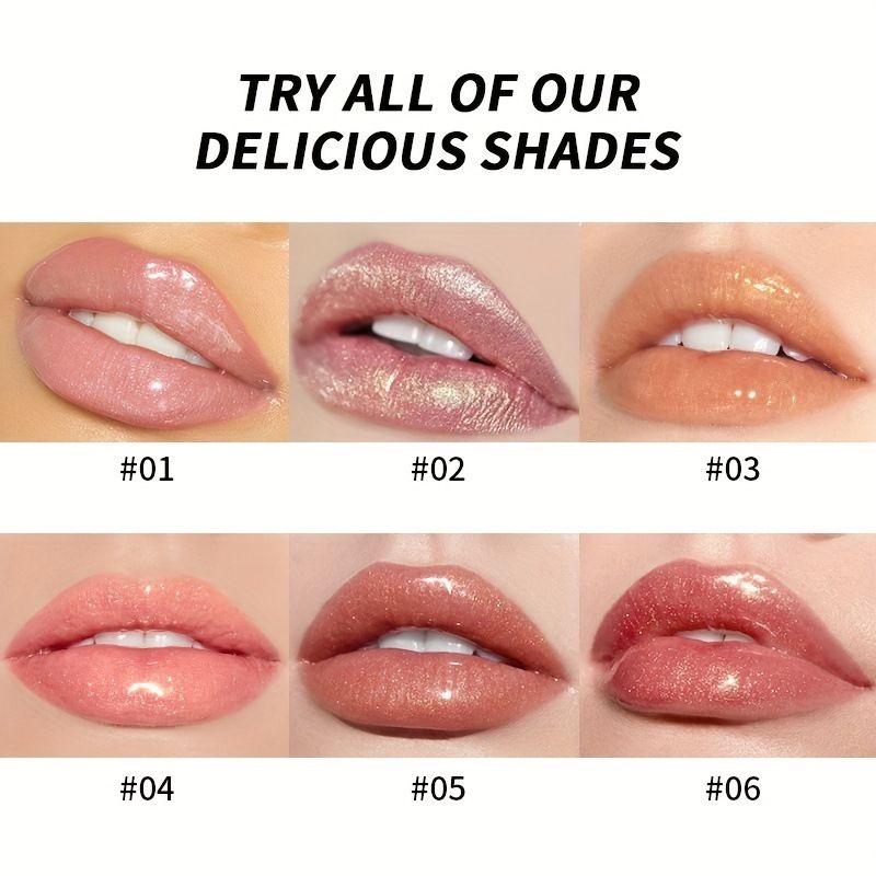 USHAS6 And Moisturizing Glaze Lip Color Matte, Fading Lipstick, Non Staying Cup Liquid_voghion.com