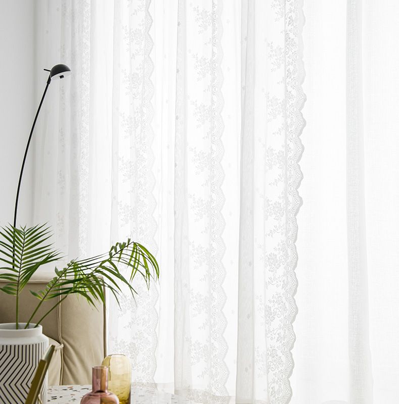 Tenda per porta in pizzo – Pannello pieghevole trasparente in stile coreano, senza foratura, per la privacy, per soggiorno, bagno, bar, 8 misure fino a 220 cm, 80% poliestere_voghion.com