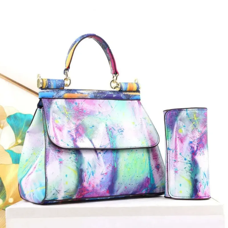Sacs à bandoulière en cuir imprimé de haute qualité pour femmes, sacs à main classiques à cadre_voghion.com