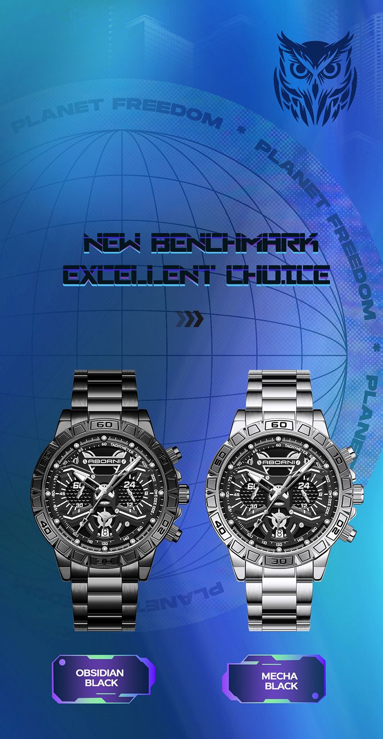 Men's Stainless Steel Quartz Watch With Skeleton Dial, Luminous Hands, Date Display, And 30M Water Resistance - Fashionable & Versatile Timepiece_voghion.com