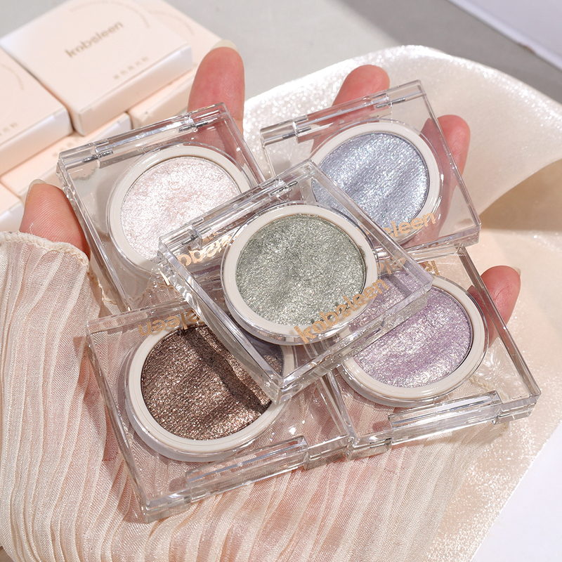Ombretto monocromatico alto Palette di trucco Texture di purè di patate Diamond Glitter Contouring Illumina il corpo del viso_voghion.com