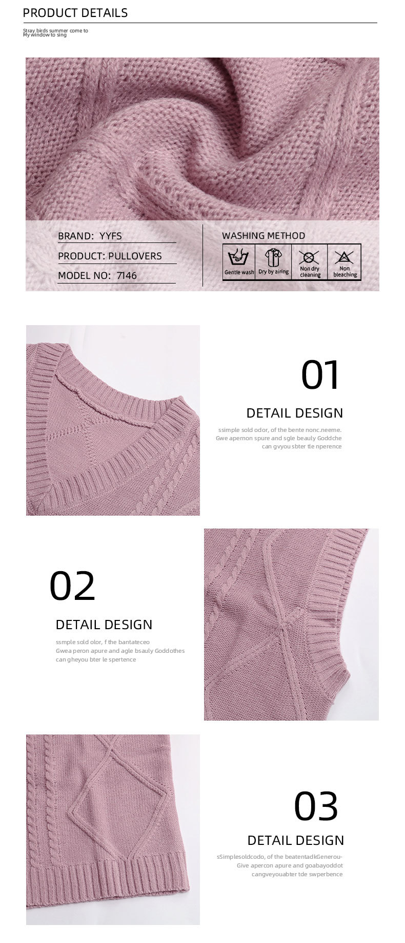 Damenbekleidung Independent Station Frühherbstmode Damen ärmellose Twist Solid Color Strickweste für Damen_voghion.com